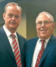 Judge Scott Rowland with his friend
and colleague Robert A. "Bob" Ravitz
of Oklahoma City, who died Jan. 23.